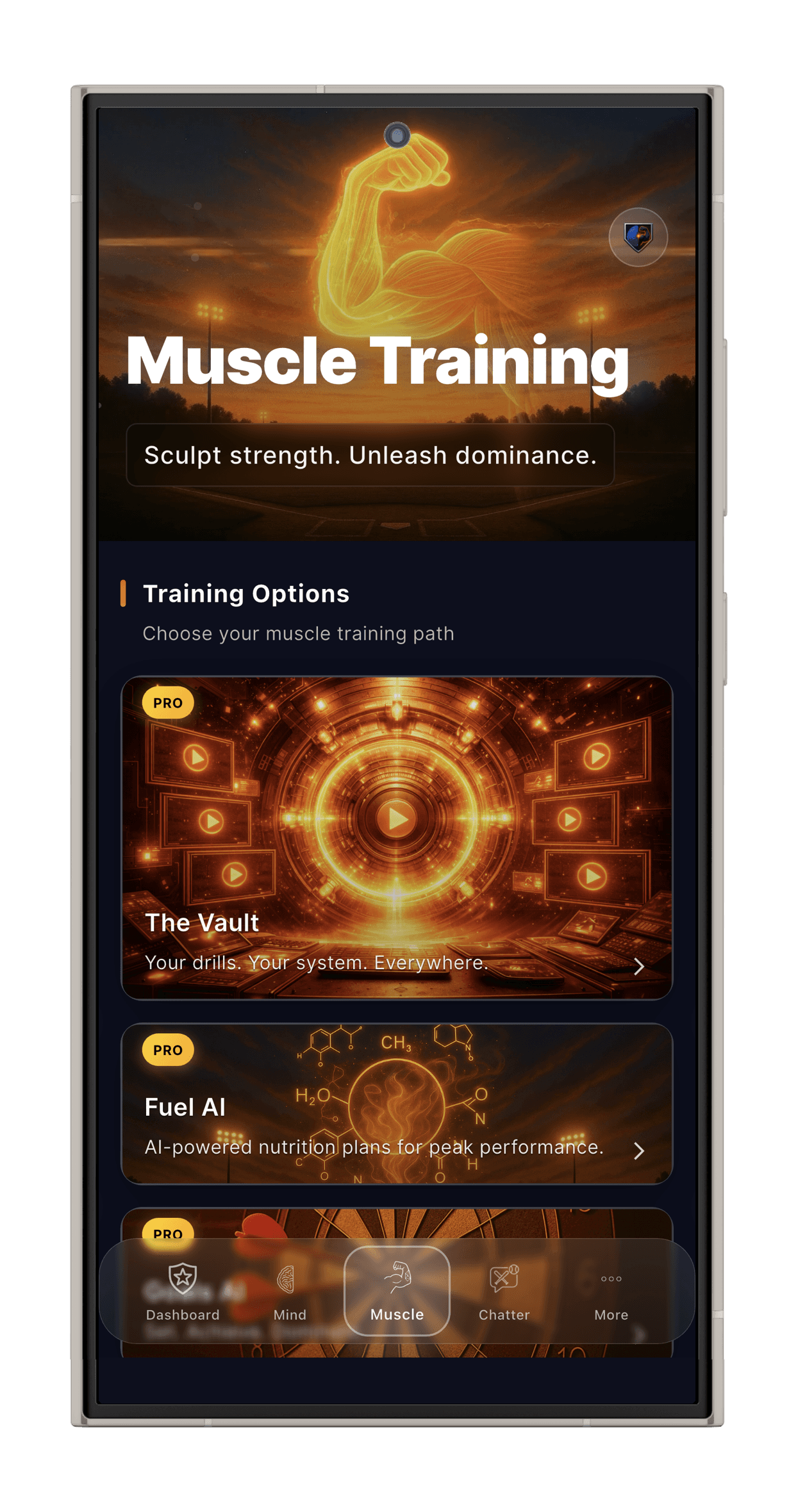 Mind & Muscle App Screenshot 3
