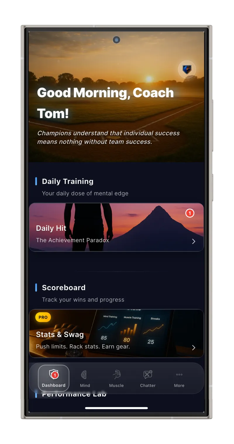 Mind & Muscle App Screenshot 1