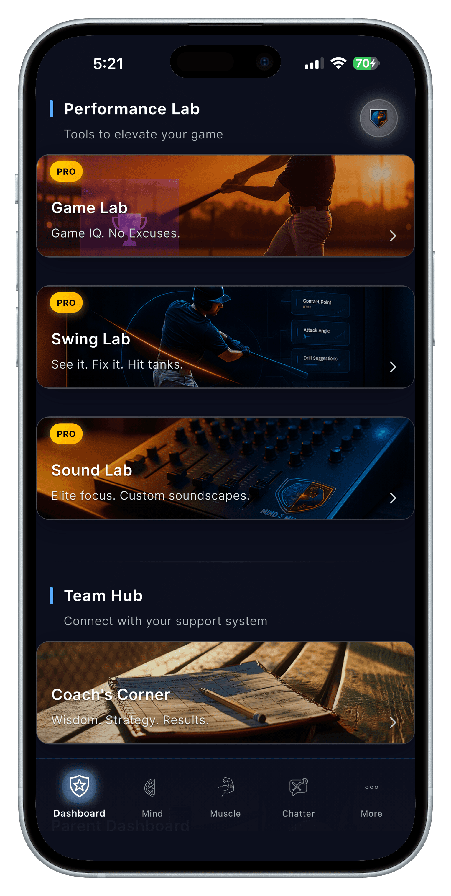 Mind & Muscle App Screenshot 1