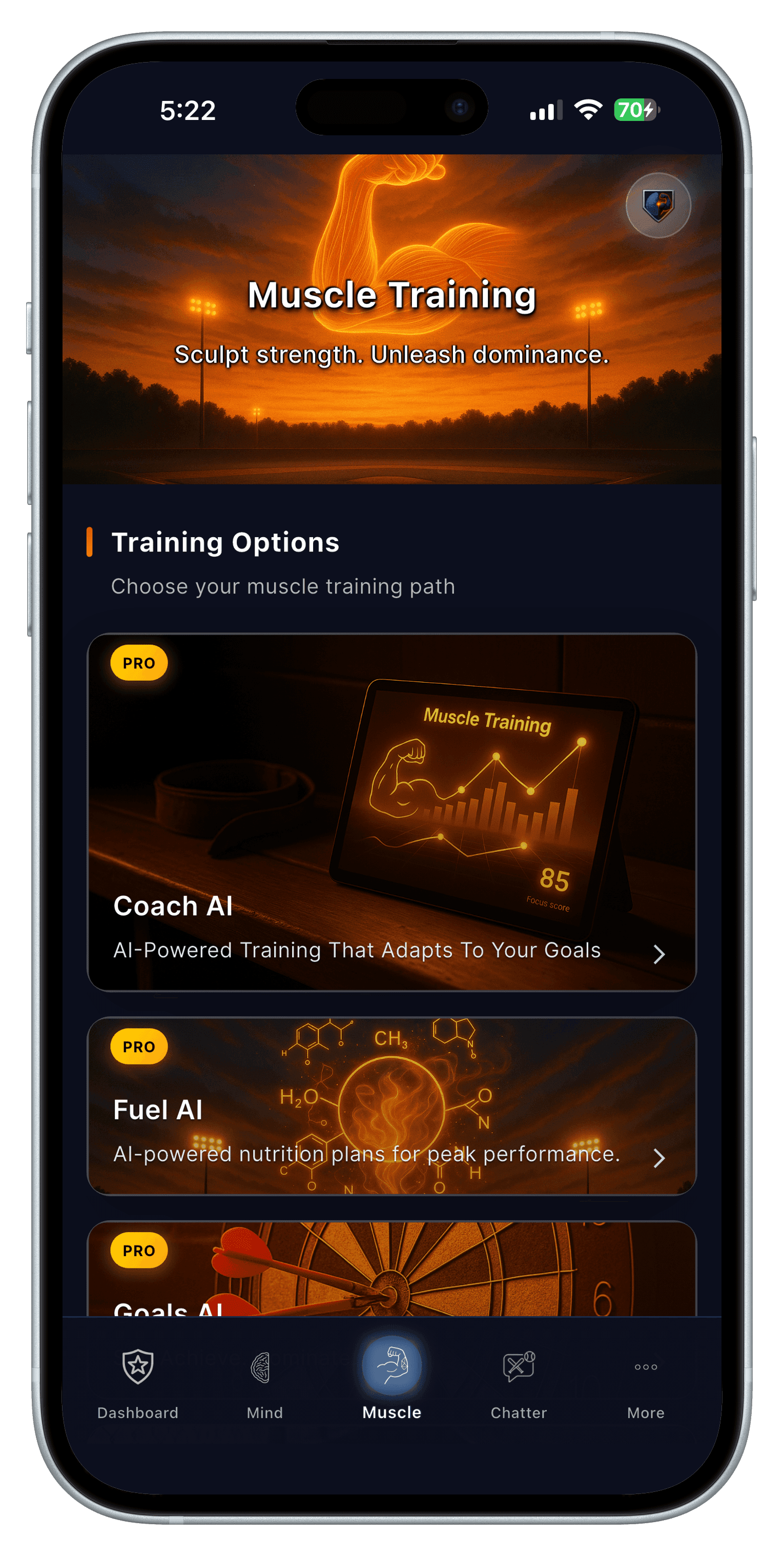 Mind & Muscle App Screenshot 3