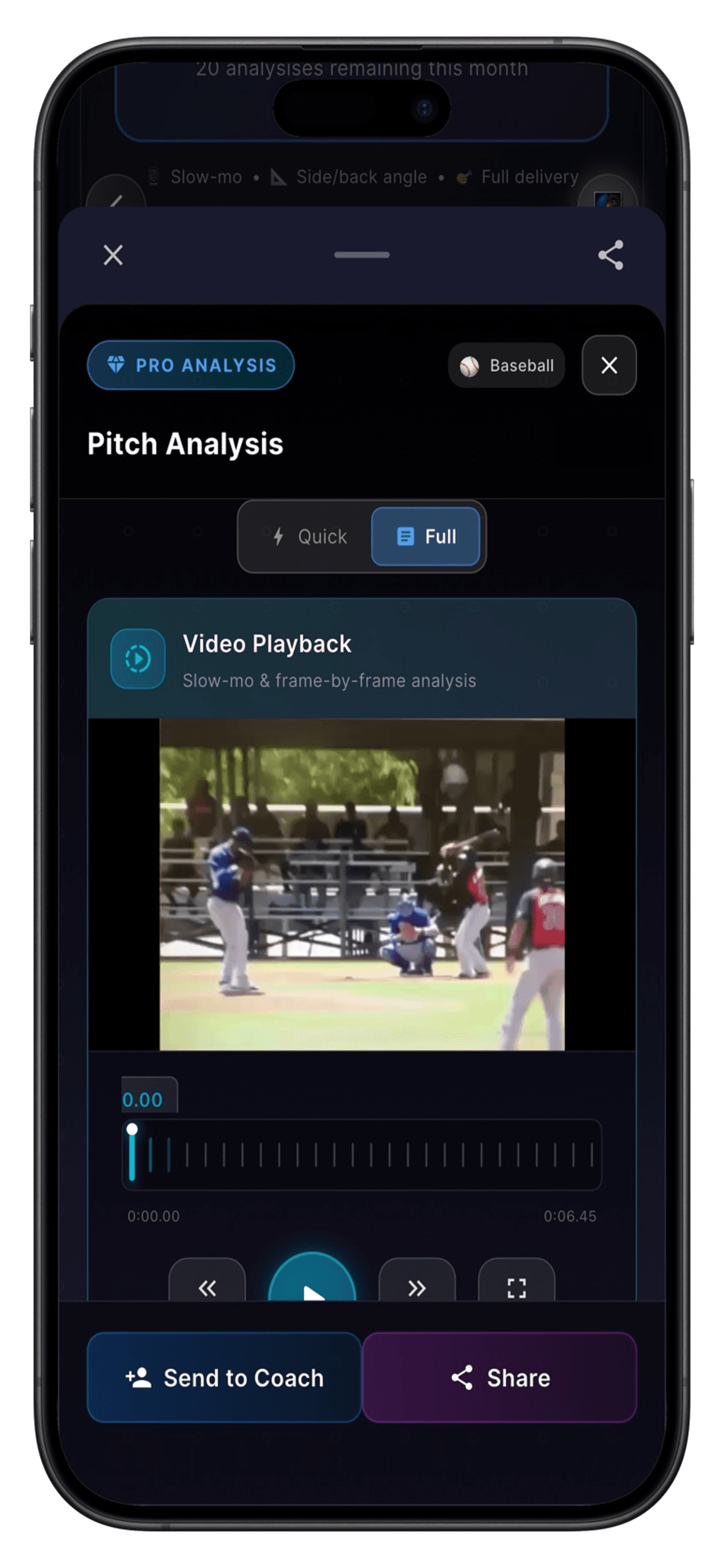 Mind & Muscle App - Pitch Analysis