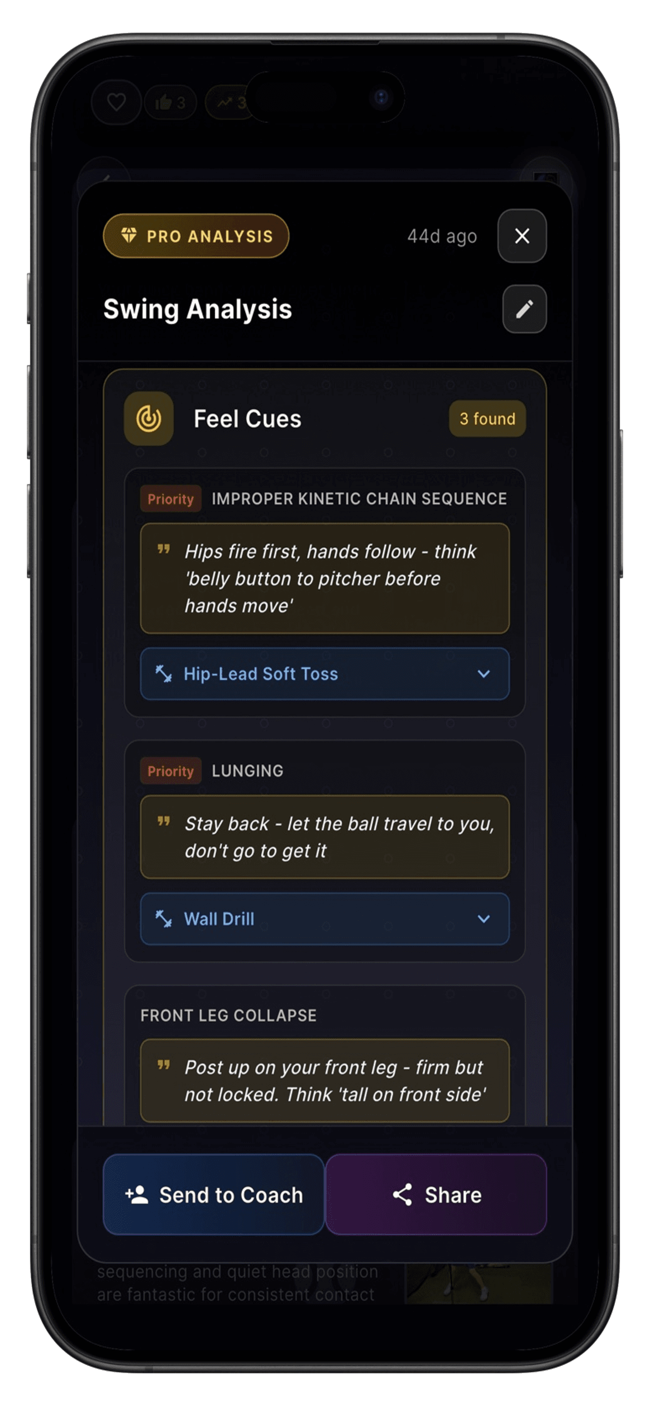 Mind & Muscle App - Swing Analysis
